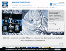 Tablet Screenshot of lubcon.com